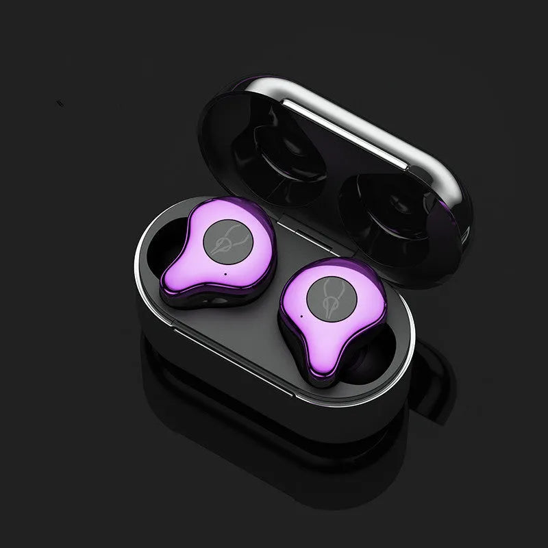 Wireless TWS 5.0 Bluetooth headset with 750mAh charging compartment, 6 hour playtime