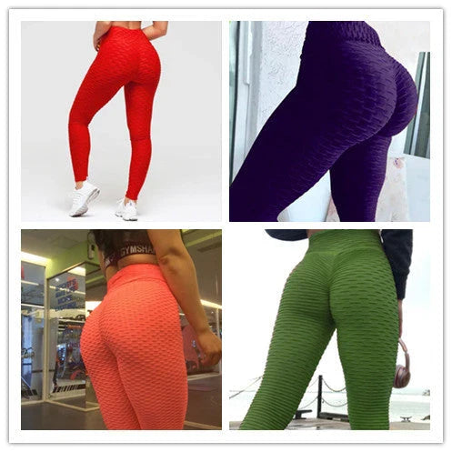 Sculpting Booty-Boosting Anti-Cellulite Leggings with innovative scrunch detail and premium polyester-spandex blend