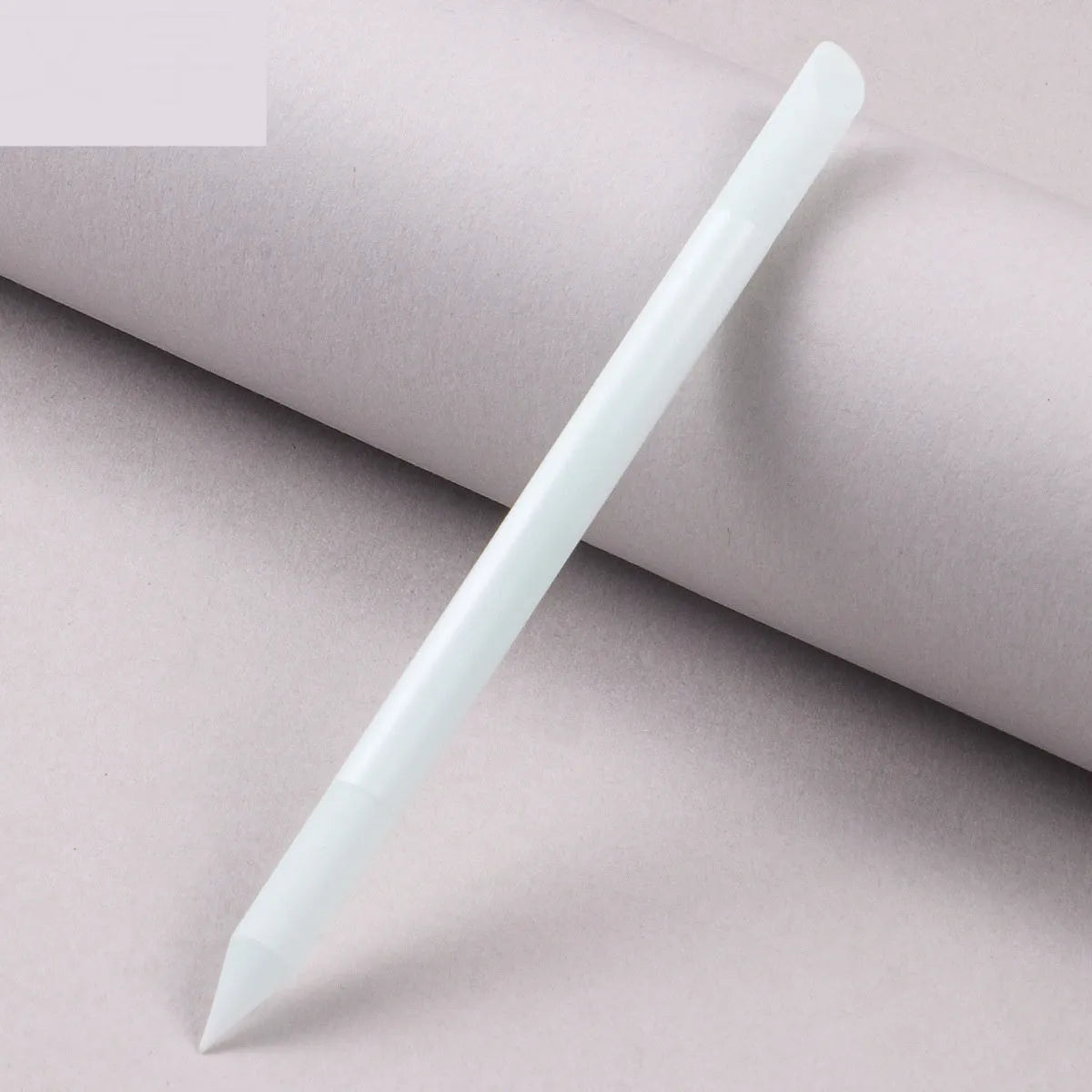 Nano glass nail polishing frotton tool in various solid colours.