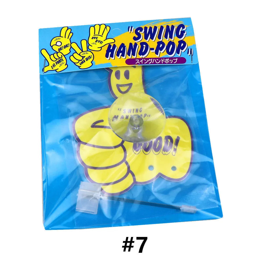 Swing hand cartoon aromatherapy pendant with jasmine green tea fragrance in multiple colour options