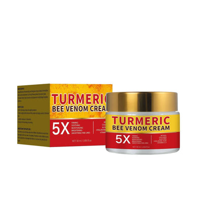 50ml tube of Bee Moisturising Cream with Turmeric Bee on label