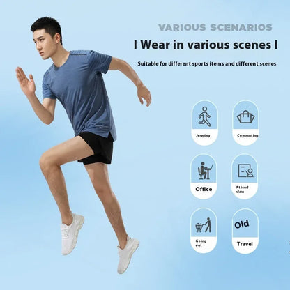 Men's solid-colour polyester basketball shorts with a low-rise waistband, shown in a selection of available colours.