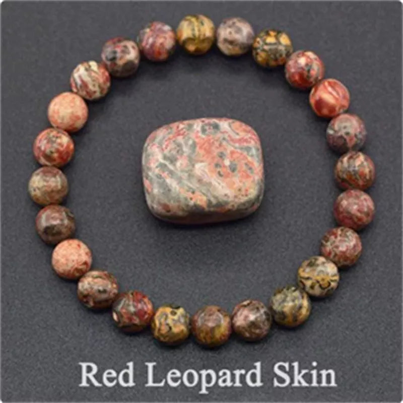 Natural stone tiger eye beaded bracelet for stress relief and yoga
