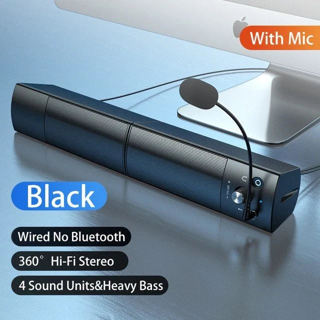 Wireless subwoofer speaker with Bluetooth, microphone, and premium audio technology for an immersive entertainment experience