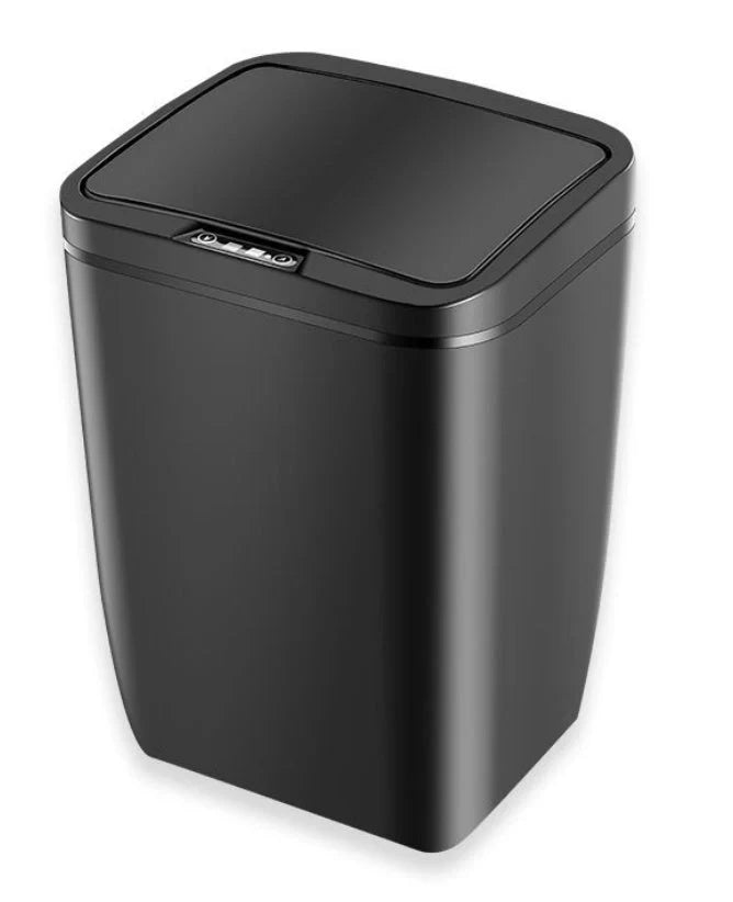 Infrared sensor smart trash bin in black, white, and LJT-02 colours with 12L capacity