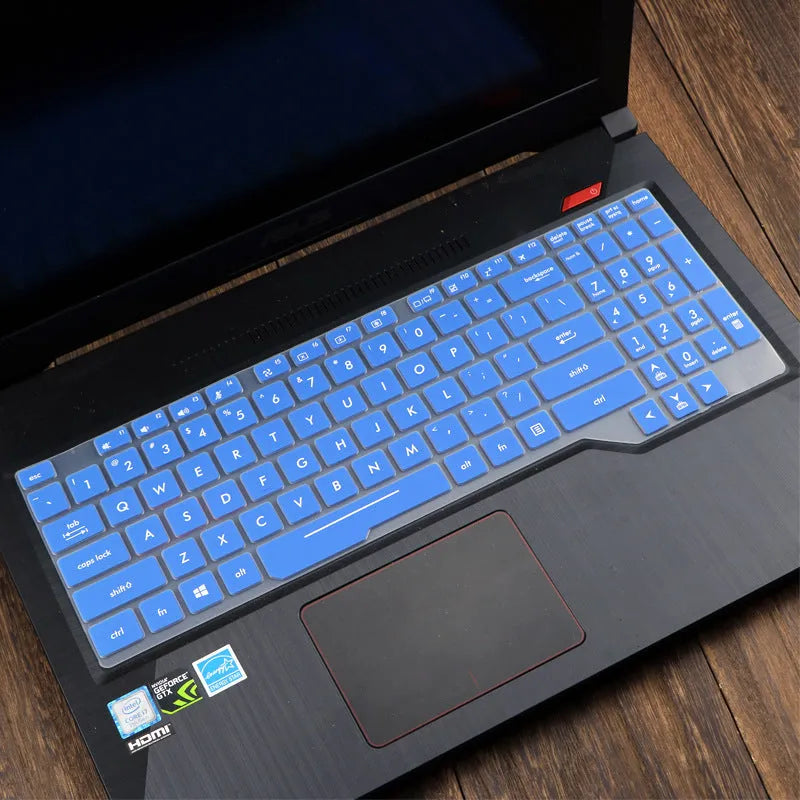 ASUS Flight 15.6-inch laptop keyboard protective film cover in translucent colour on keyboard