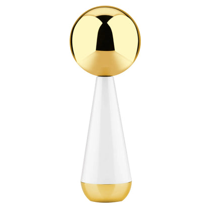 Stainless steel ice roller facial massager in silver or gold colour