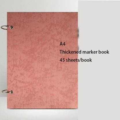 Premium sketchbook with high-quality marker paper in various colours and sizes