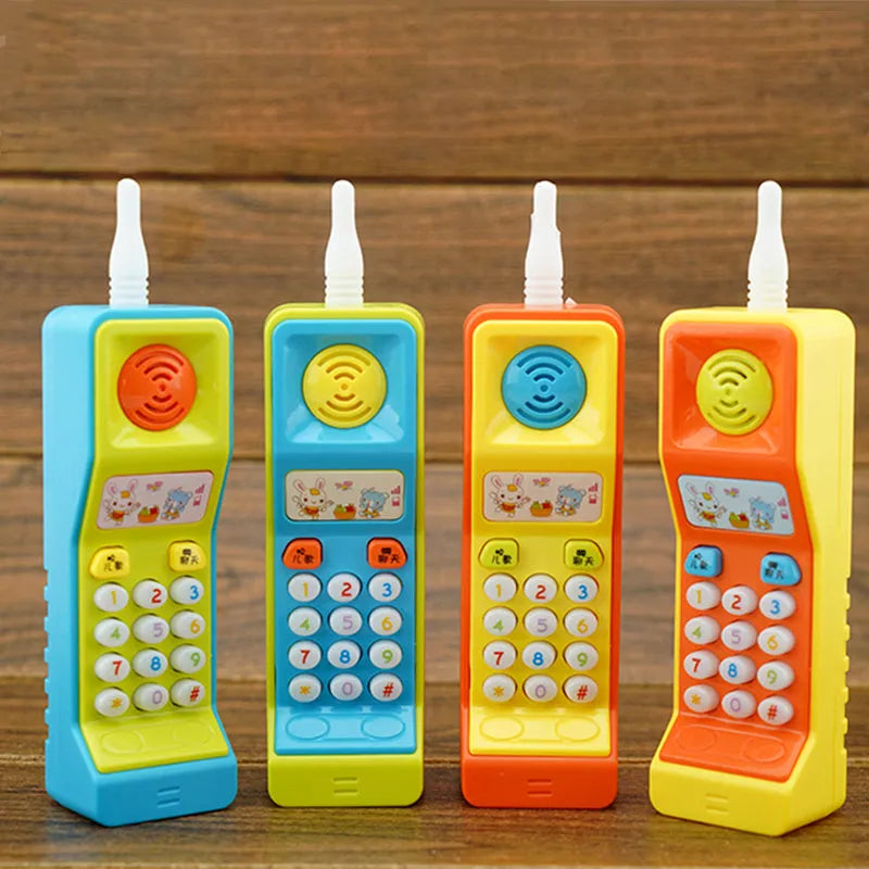 Children's electric sound and light toy with cartoon animal design for 3-year-old sensory development