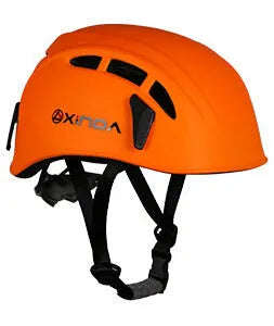 Outdoor safety helmet with ABS PC shell and EPS inner shell, 52-62cm adjustable, in blue grey orange pink or red