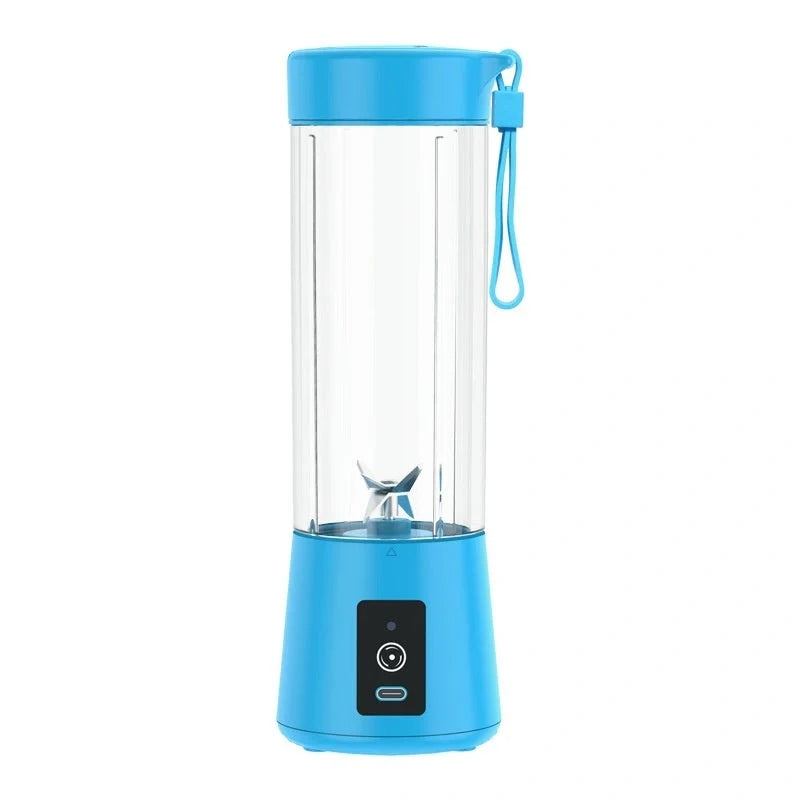 Portable electric juicer with stainless steel blade in various colors
