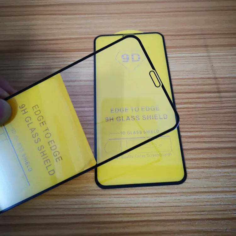 Black border tempered glass screen protector for Xiaomi 10lite, 11lite, and 11t Pro phones