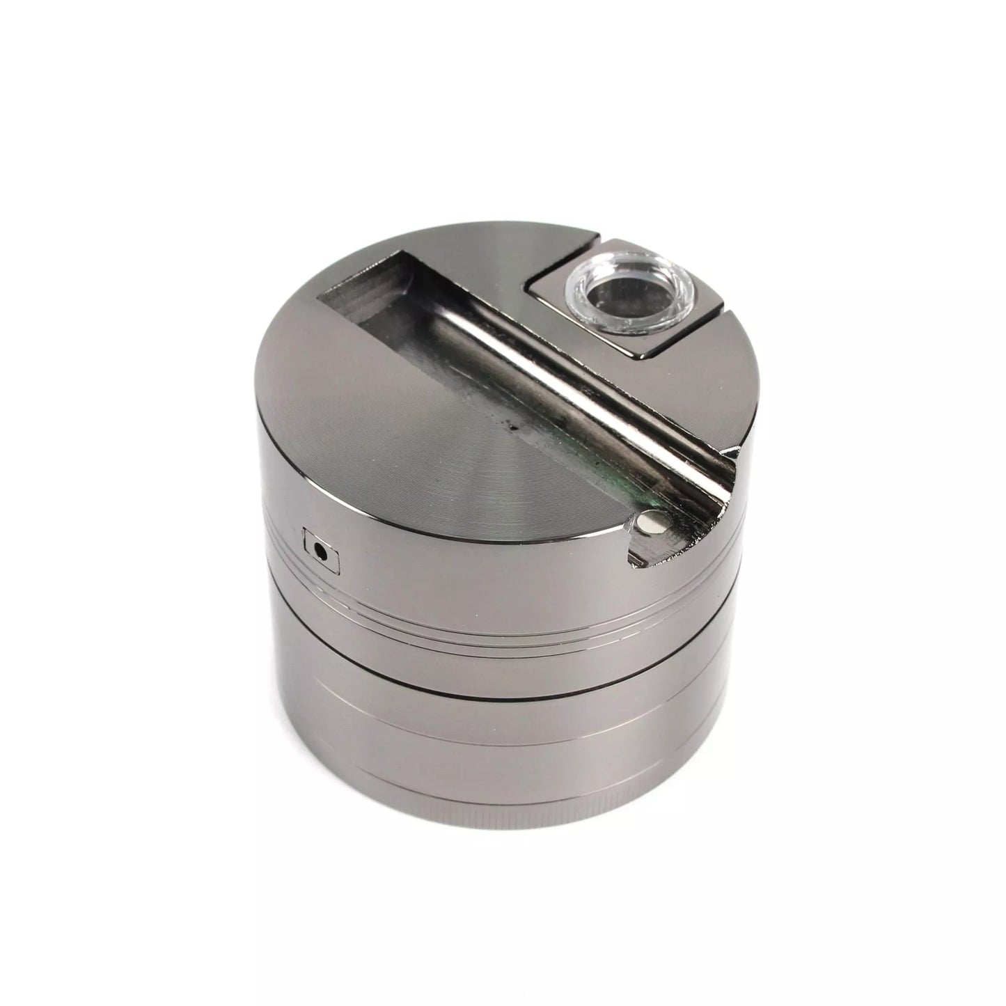 The Swifty Grinder - durable zinc alloy tobacco grinder with comfortable handle
