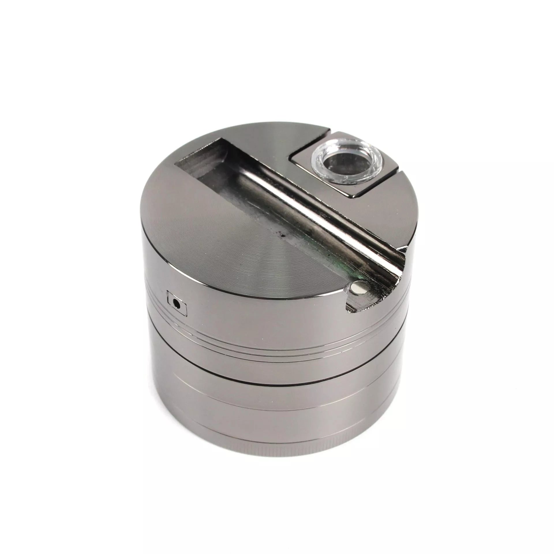 The Swifty Grinder - durable zinc alloy tobacco grinder with comfortable handle