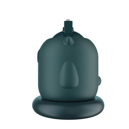 Dark green intelligent follow-up gimbal with 360 rotation and AI face recognition for camera tracking