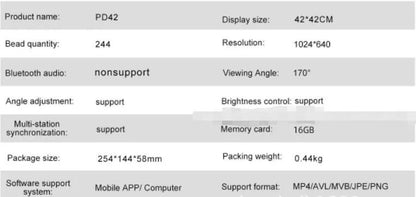 Stereo Rotating Suspension Naked Eye 3D Holographic Projector with universal bright standards
