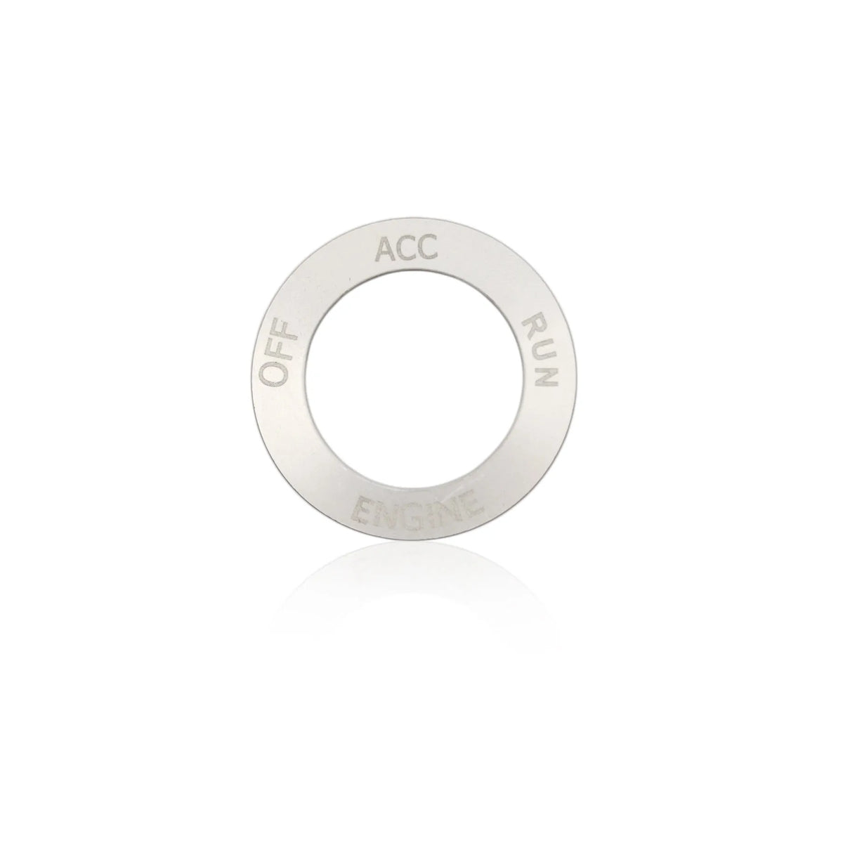 Aluminium alloy decorative ring for Dodge Challenger and Grand Cherokee air conditioning knobs in multiple colours.