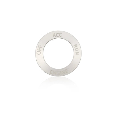 Aluminium alloy decorative ring for Dodge Challenger and Grand Cherokee air conditioning knobs in multiple colours.