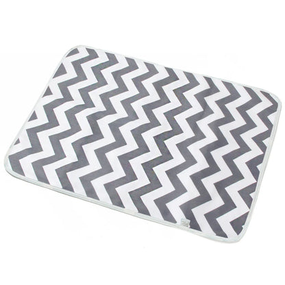 Breathable cotton cartoon waterproof baby changing pad with various patterns