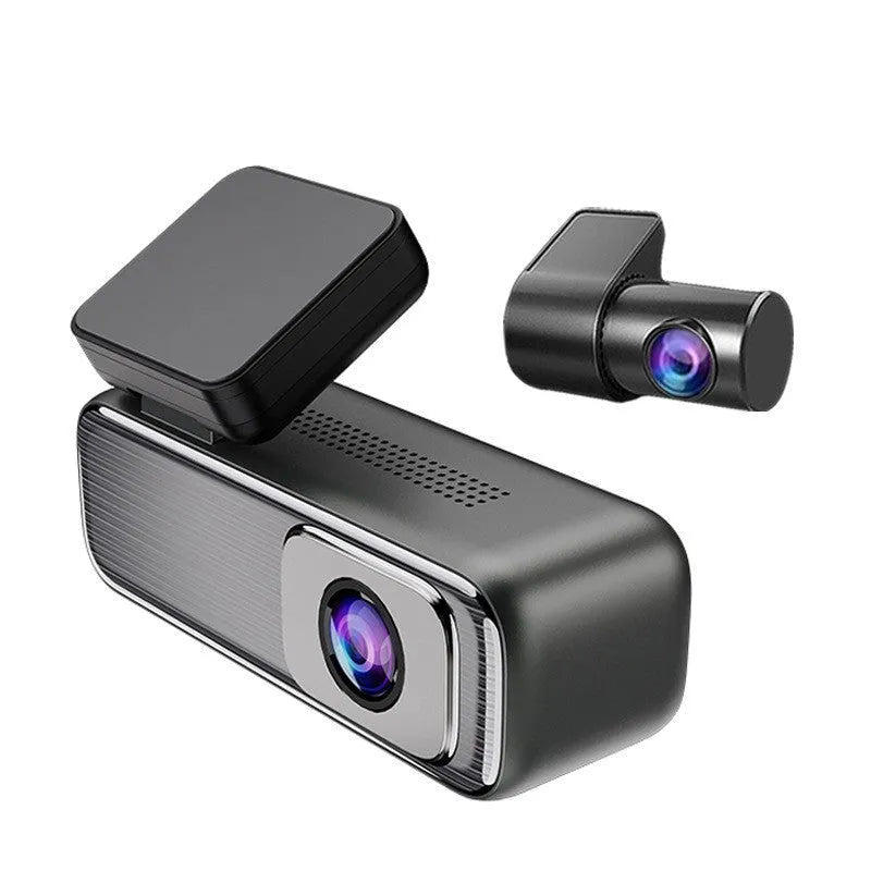 Driving Recorder with HD 1080p and 2K Video Resolution, Wireless WIFI Mobile Phone Interconnection, 1.2-Inch Screen, Motion Detection, Parking Surveillance, Night Vision, and Collision Reaction