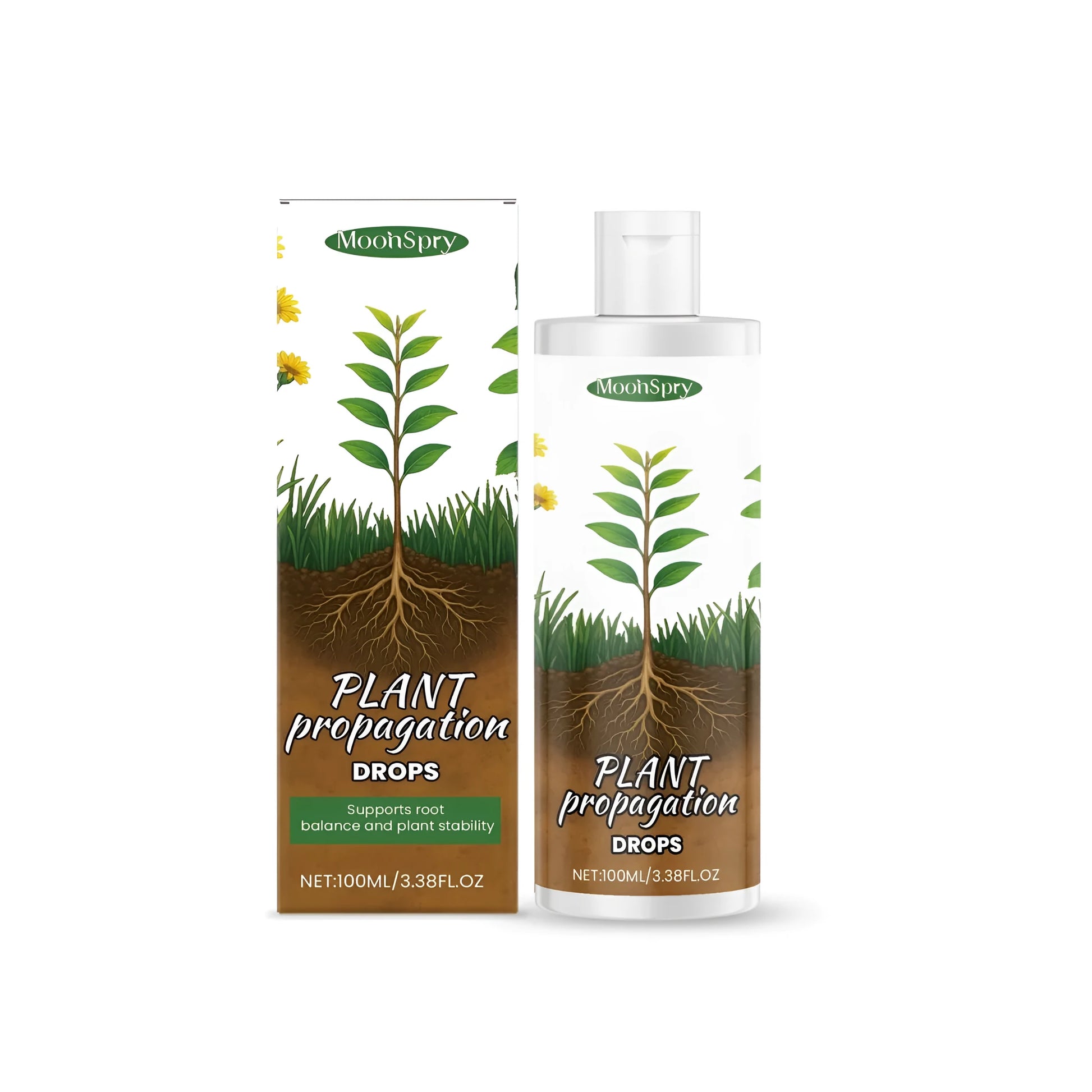100ml plant propagation drops bottle with nutrient solution for foliage growth enhancement