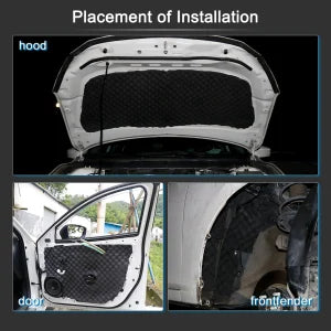 Sound Absorption Wave Cotton Whole Vehicle Lining - Premium Soundproofing and Heat Insulation for Vehicles and Homes