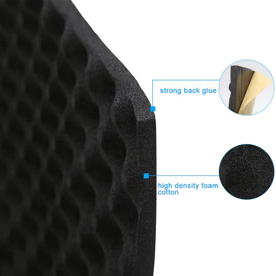 Sound Absorption Wave Cotton Whole Vehicle Lining - Premium Soundproofing and Heat Insulation for Vehicles and Homes