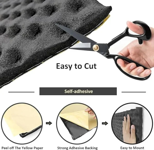 Sound Absorption Wave Cotton Whole Vehicle Lining - Premium Soundproofing and Heat Insulation for Vehicles and Homes