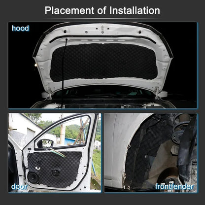 Sound Absorption Wave Cotton Whole Vehicle Lining - Premium Soundproofing and Heat Insulation for Vehicles and Homes