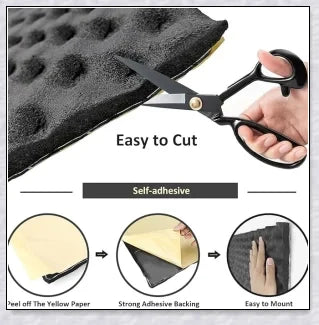 Sound Absorption Wave Cotton Whole Vehicle Lining - Premium Soundproofing and Heat Insulation for Vehicles and Homes
