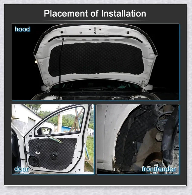 Sound Absorption Wave Cotton Whole Vehicle Lining - Premium Soundproofing and Heat Insulation for Vehicles and Homes