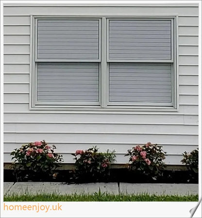 1 Way Vision Horizontal Blinds for exterior windows, featuring energy-saving properties and UV protection for a healthy living environment.