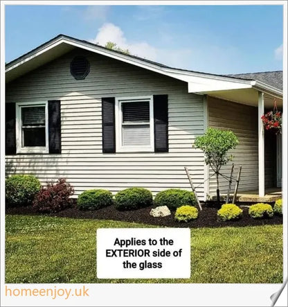 1 Way Vision Horizontal Blinds for exterior windows, featuring energy-saving properties and UV protection for a healthy living environment.