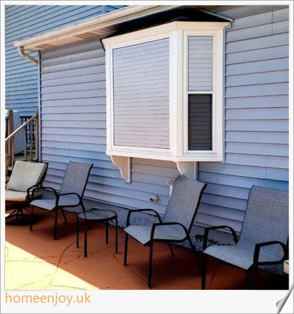 1 Way Vision Horizontal Blinds for exterior windows, featuring energy-saving properties and UV protection for a healthy living environment.