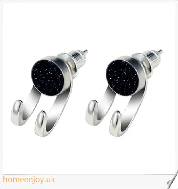 Stylish 925 Sterling Silver Men's Earrings in Trendy Cow Pattern Design