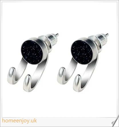 Stylish 925 Sterling Silver Men's Earrings in Trendy Cow Pattern Design