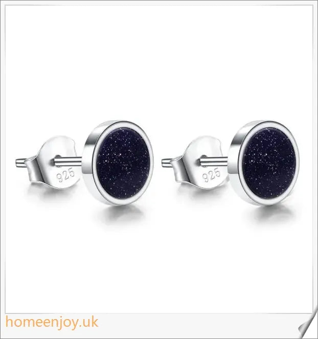 Stylish 925 Sterling Silver Men's Earrings in Trendy Cow Pattern Design