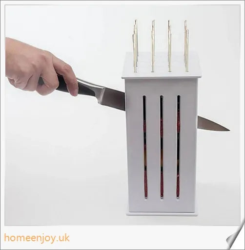 Stainless steel and plastic Easy Kebab Maker for creating 16 perfectly portioned skewered treats