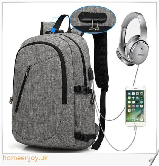 Premium Business Computer Backpack with Padded Laptop Compartment, Multiple Pockets, and Ergonomic Design