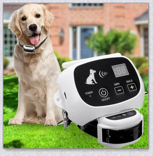 Wireless Electric Dog Fence - Invisible Dog Fence with Shock Collar for safe pet containment and training