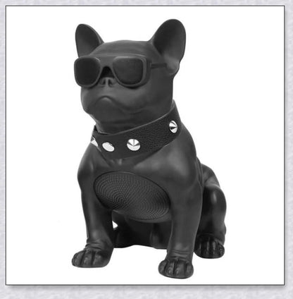Wireless Bulldog Speaker with Bluetooth connectivity, high-definition sound, and unique French bulldog-inspired design