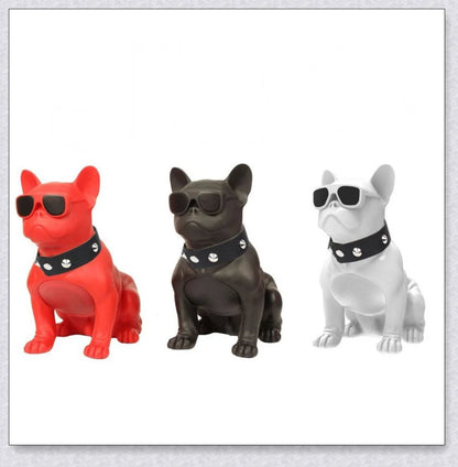 Wireless Bulldog Speaker with Bluetooth connectivity, high-definition sound, and unique French bulldog-inspired design
