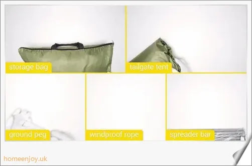 Weatherproof and versatile car trunk extension tent for outdoor adventures, with dual-layer design and secure magnetic fit