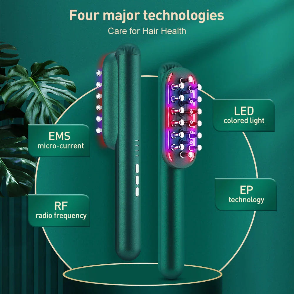 Hair Growth Massage Comb with advanced technologies for promoting hair growth and improving hair quality