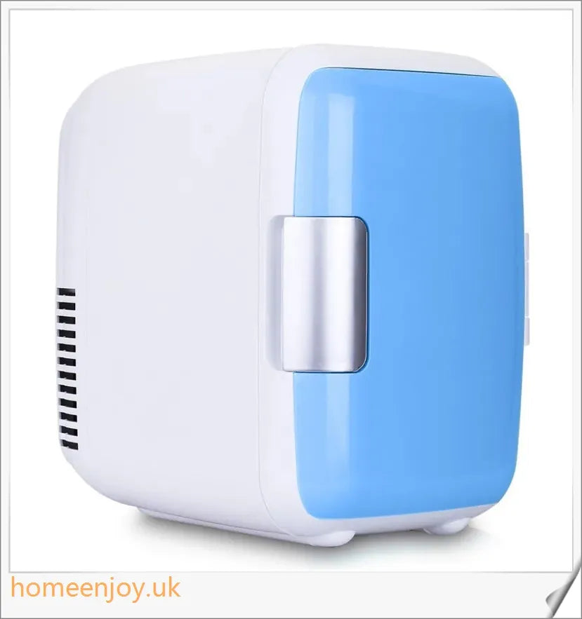 Compact 4L car refrigerator with cooling and warming capabilities, perfect for road trips and outdoor adventures