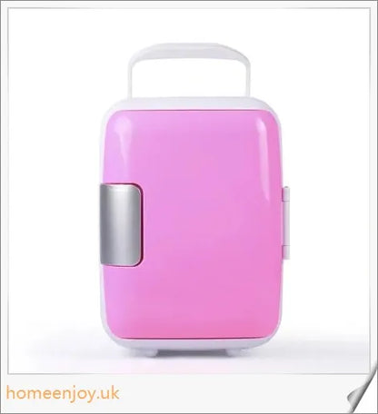 Compact 4L car refrigerator with cooling and warming capabilities, perfect for road trips and outdoor adventures