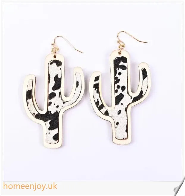 Cactus Tree Earrings - Sustainable and Unique Botanical Accessories