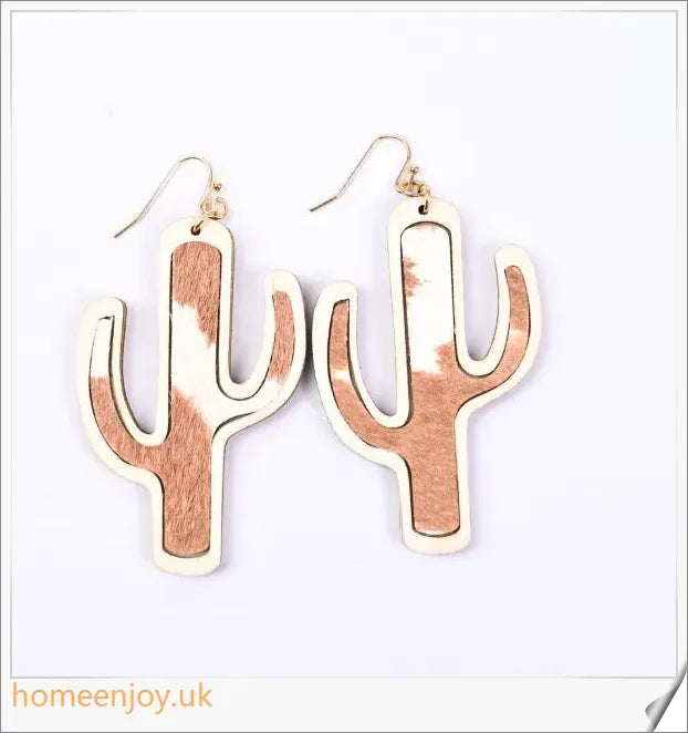 Cactus Tree Earrings - Sustainable and Unique Botanical Accessories