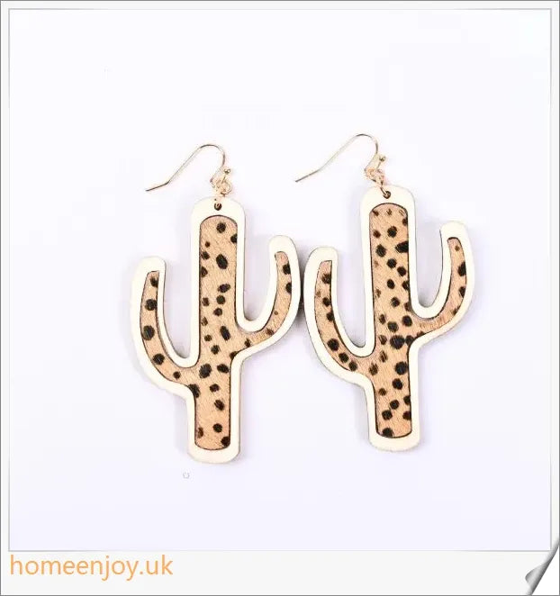 Cactus Tree Earrings - Sustainable and Unique Botanical Accessories