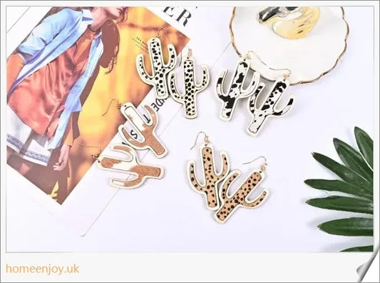 Cactus Tree Earrings - Sustainable and Unique Botanical Accessories
